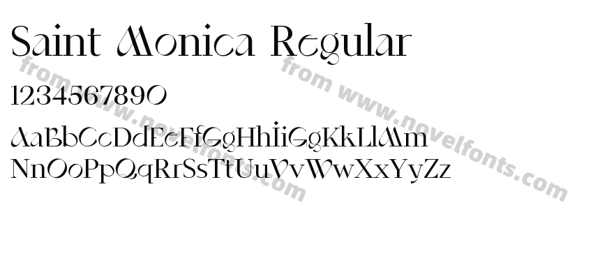 Saint Monica RegularPreview