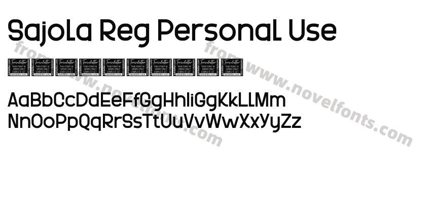 Sajola Reg Personal UsePreview