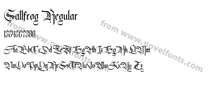 Sallfrog RegularPreview