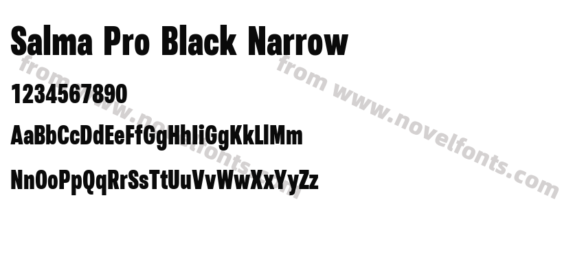 Salma Pro Black NarrowPreview