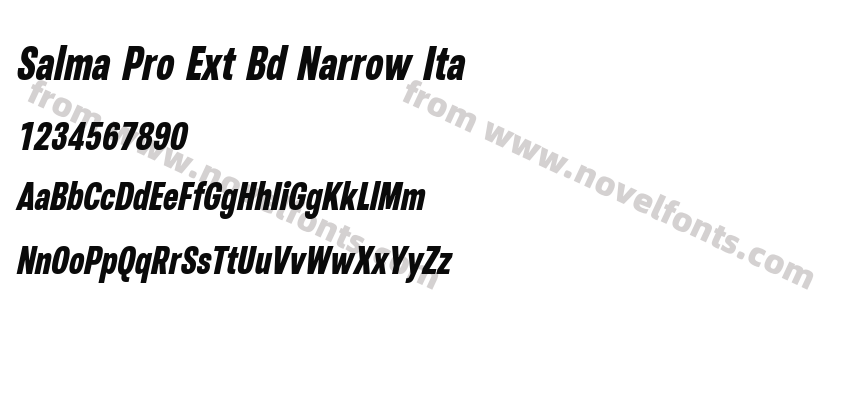 Salma Pro Ext Bd Narrow ItaPreview