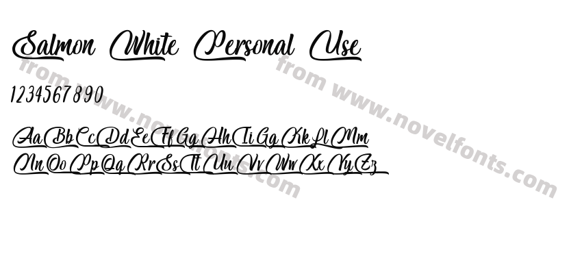 Salmon White Personal UsePreview