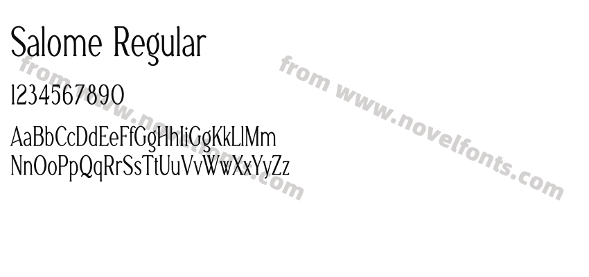 Salome RegularPreview