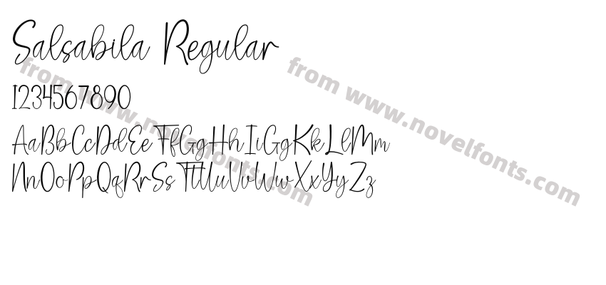 Salsabila RegularPreview