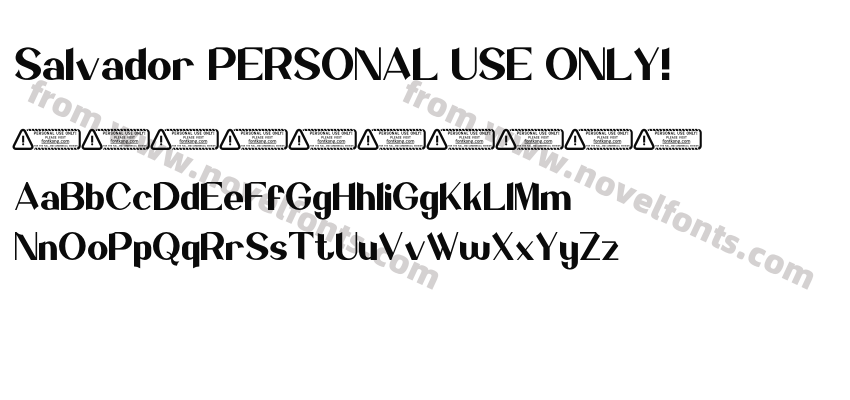 Salvador PERSONAL USE ONLY!Preview
