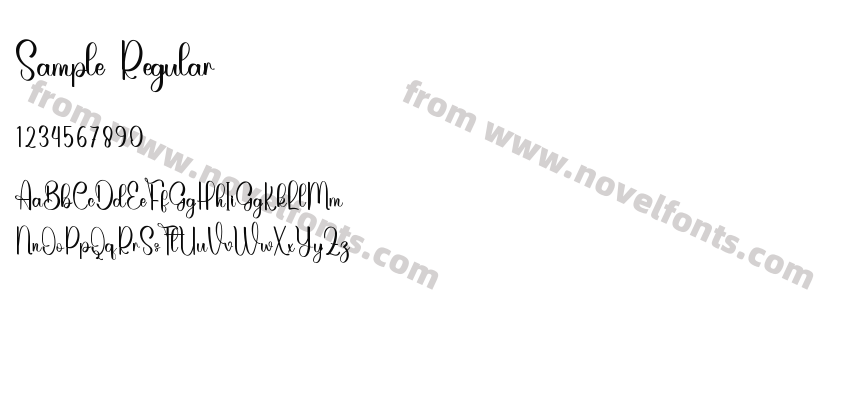 Sample RegularPreview