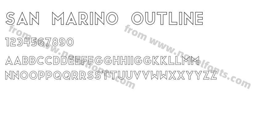 San Marino OutlinePreview