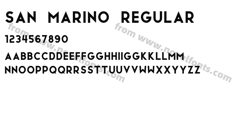 San Marino RegularPreview