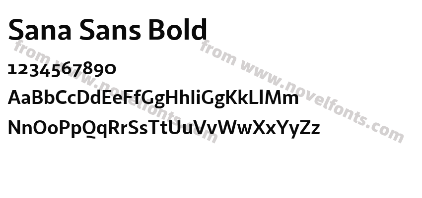 Sana Sans BoldPreview