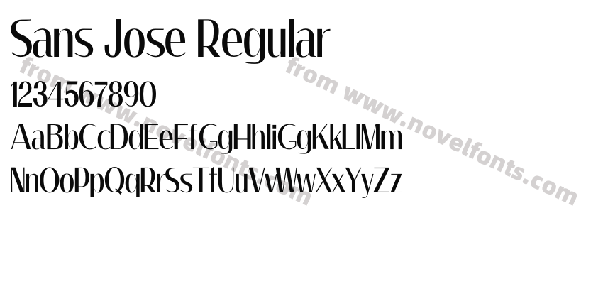 Sans Jose RegularPreview