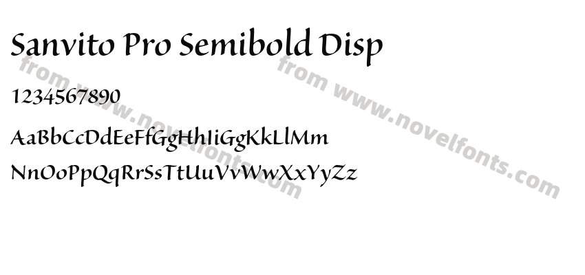 Sanvito Pro Semibold DispPreview