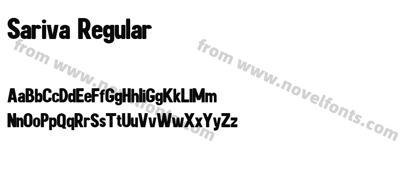 Sariva RegularPreview