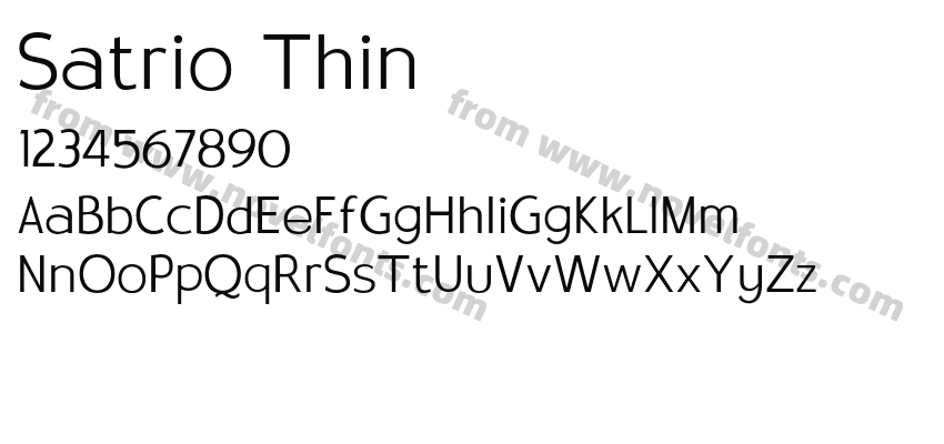 Satrio ThinPreview