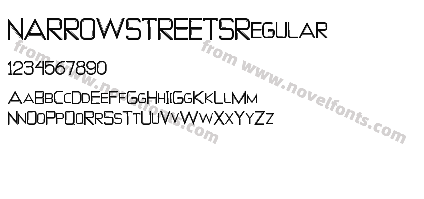 NARROWSTREETSRegularPreview