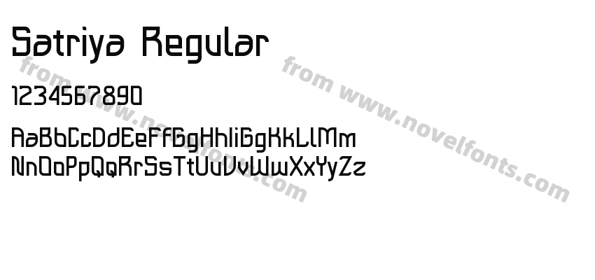 Satriya RegularPreview