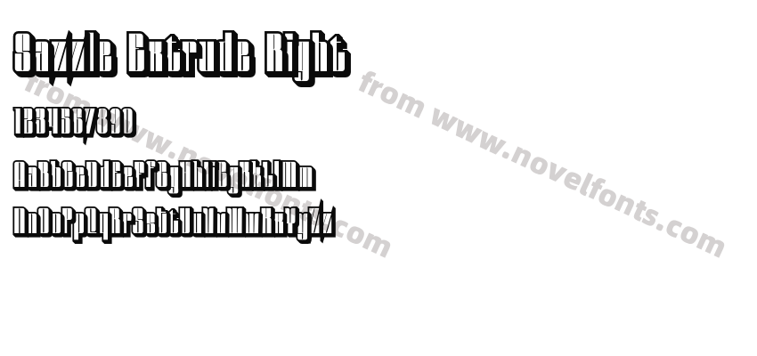 Sazzle Extrude RightPreview