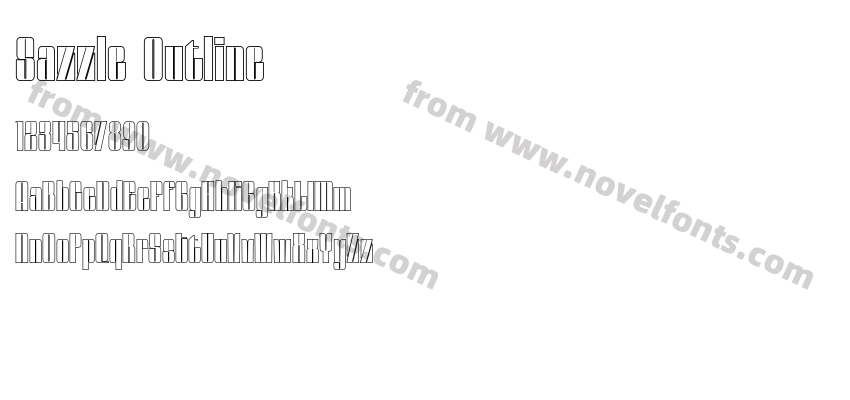 Sazzle OutlinePreview