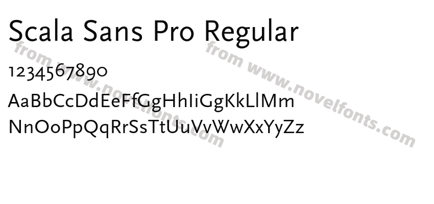 Scala Sans Pro RegularPreview