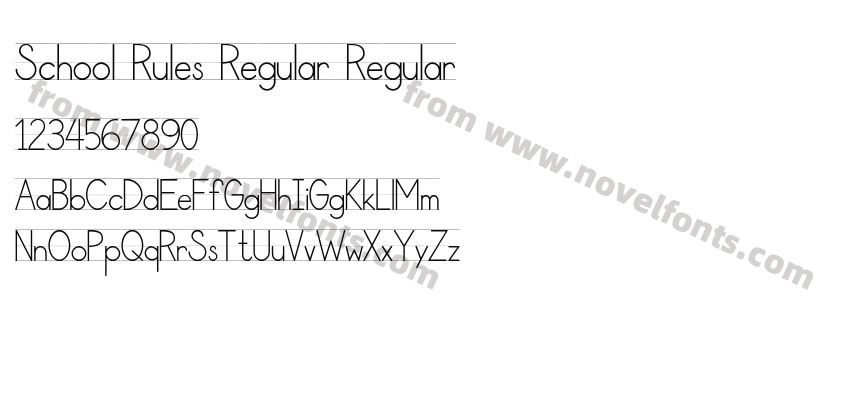 School Rules Regular RegularPreview