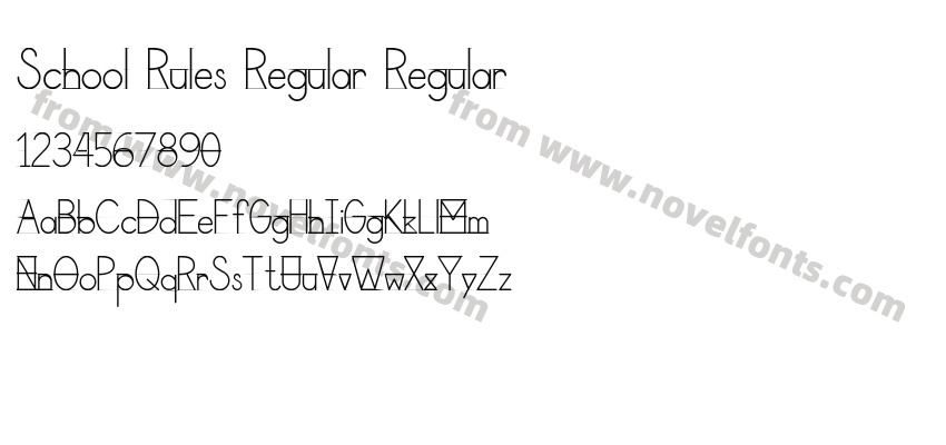 School Rules Regular RegularPreview