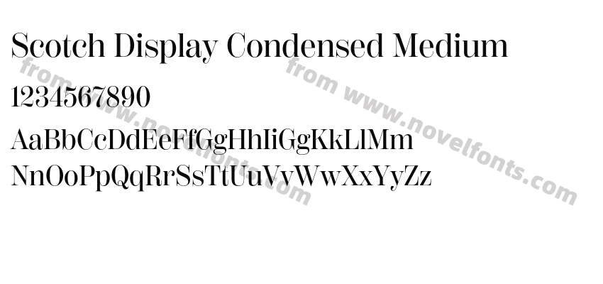 Scotch Display Condensed MediumPreview