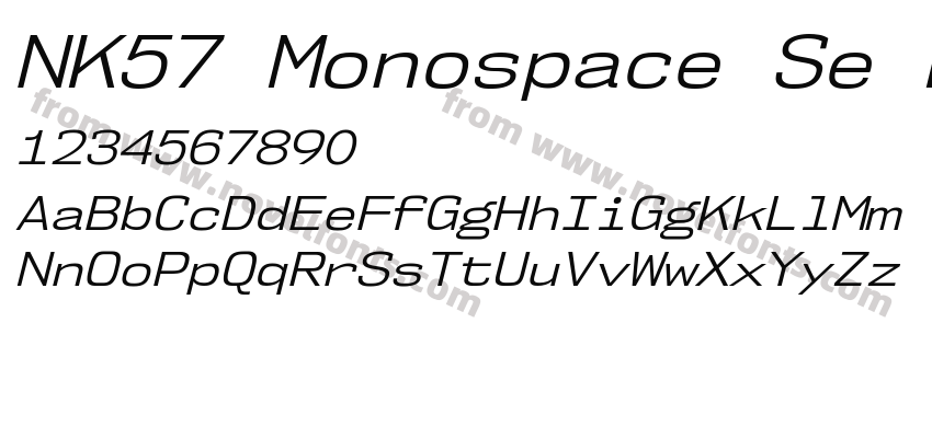 NK57 Monospace Se BkPreview