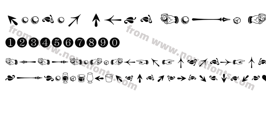 Scotch Text Cond DingbatsPreview