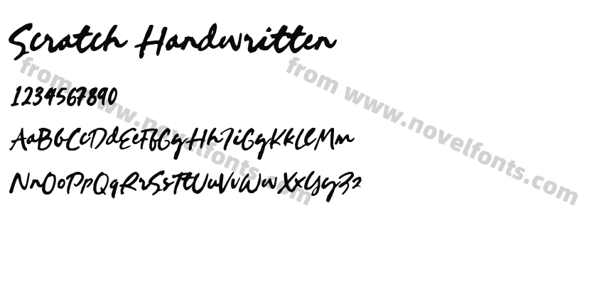 Scratch HandwrittenPreview