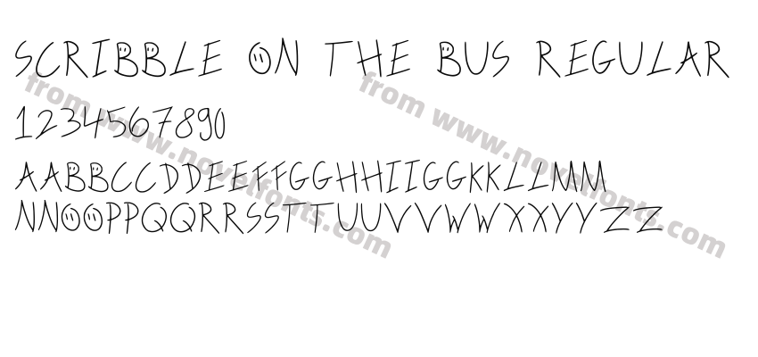 Scribble On The Bus RegularPreview
