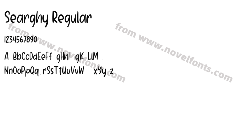 Searghy RegularPreview