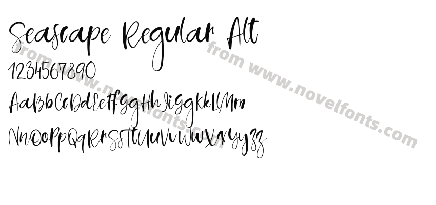 Seascape Regular AltPreview