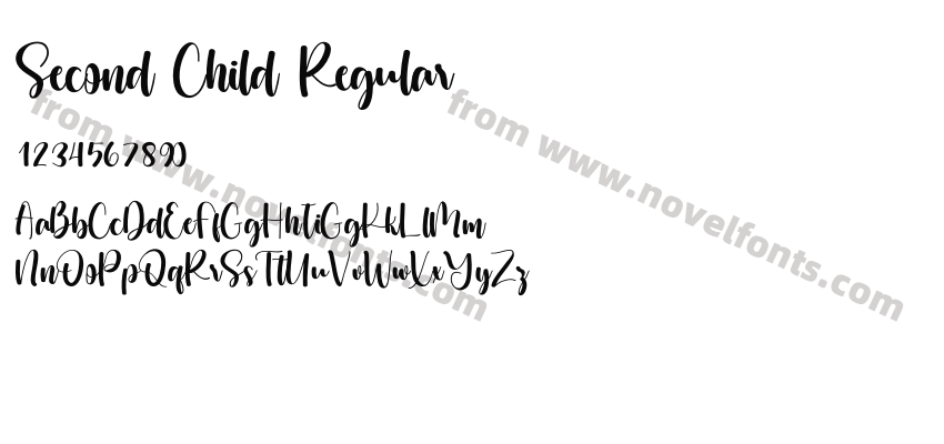 Second Child RegularPreview