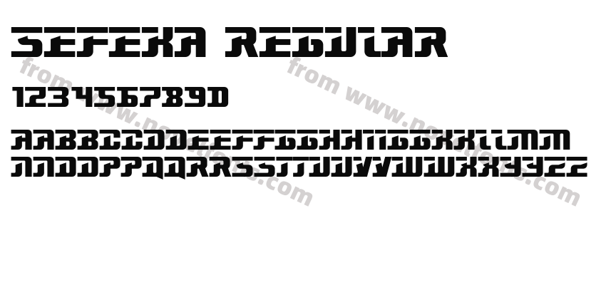 Sefeka RegularPreview