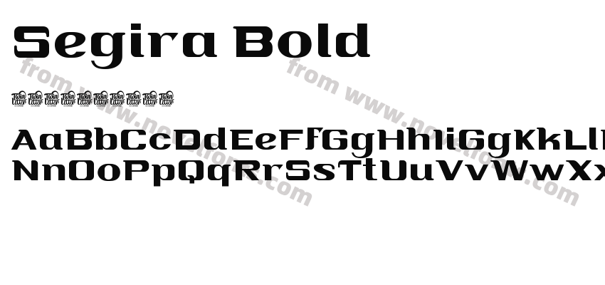 Segira BoldPreview