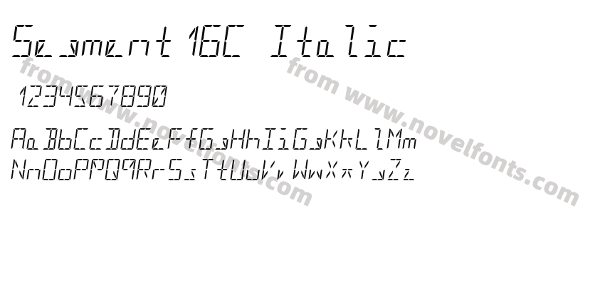 Segment16C ItalicPreview