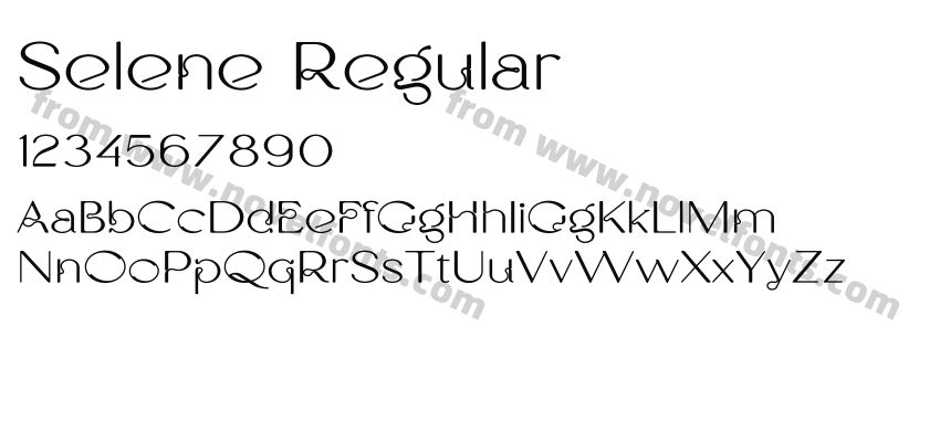 Selene RegularPreview