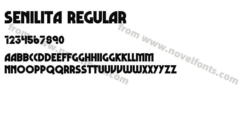 Senilita RegularPreview
