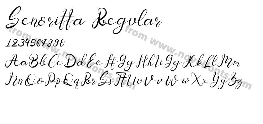 Senoritta RegularPreview