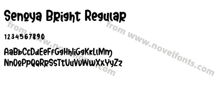 Senoya Bright RegularPreview