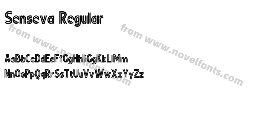 Senseva RegularPreview