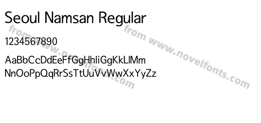 Seoul Namsan RegularPreview