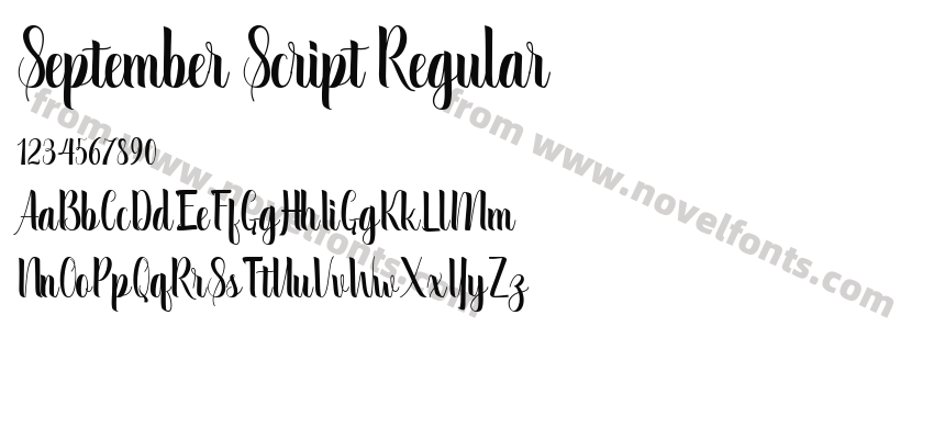 September Script RegularPreview