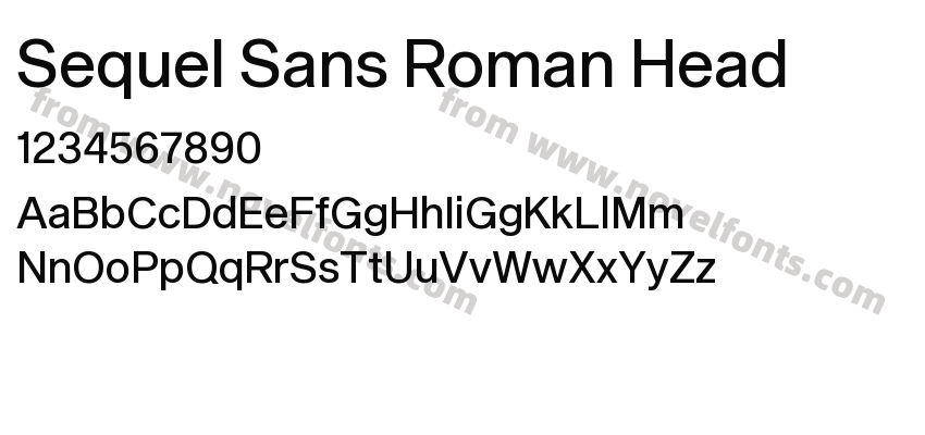 Sequel Sans Roman HeadPreview