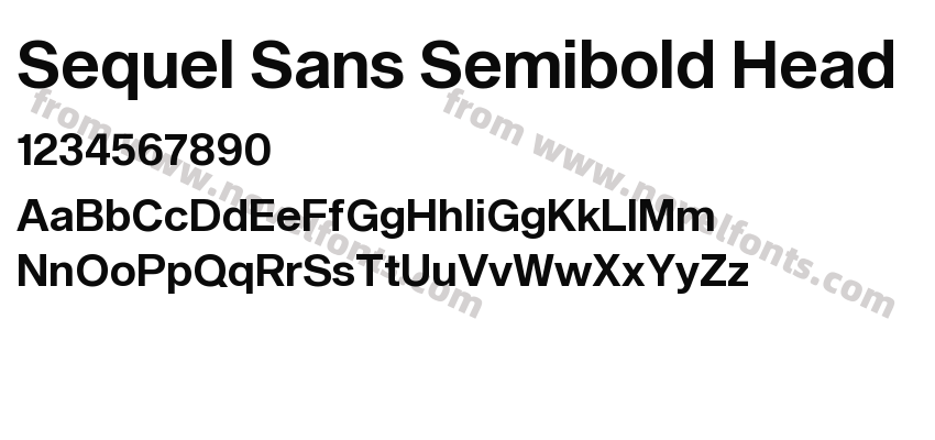 Sequel Sans Semibold HeadPreview