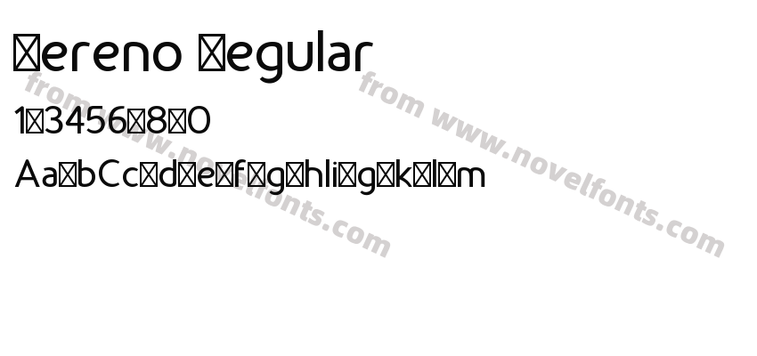 Sereno RegularPreview