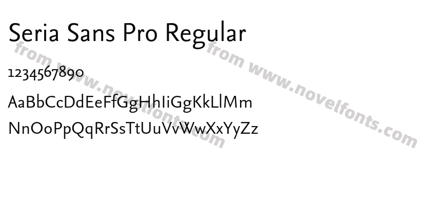 Seria Sans Pro RegularPreview