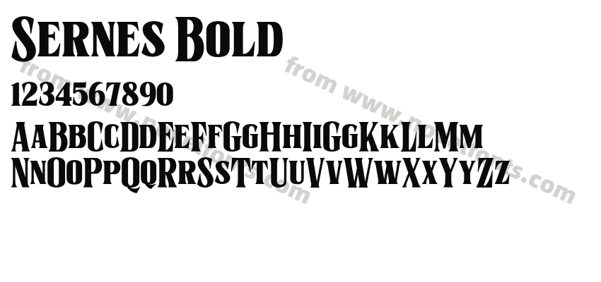 Sernes BoldPreview