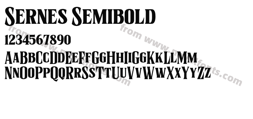 Sernes SemiboldPreview