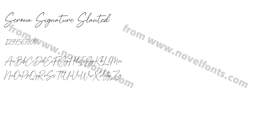 Serona Signature SlantedPreview