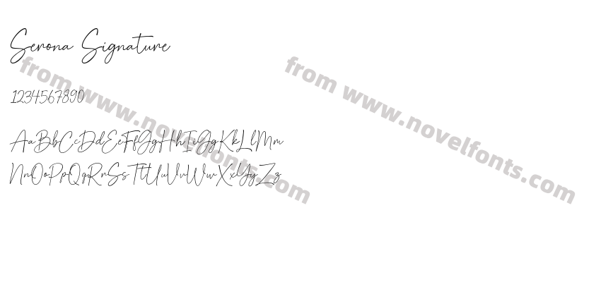Serona SignaturePreview